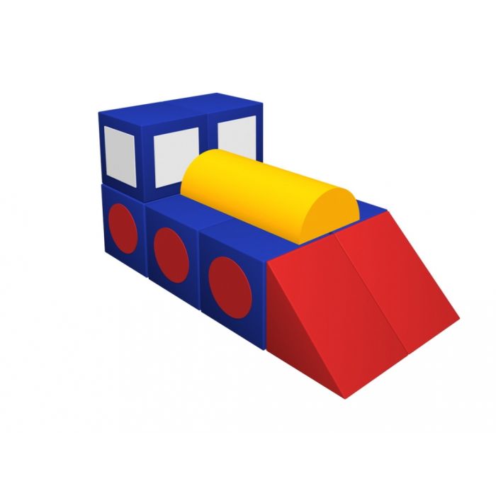 Мягкий игровой набор Паровоз, 11 эл. TIA-SPORT