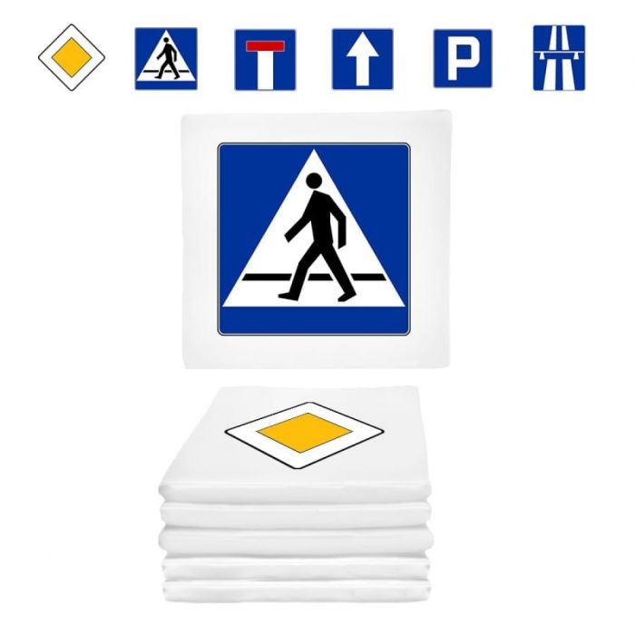 Подушки сиденья ПДД Информационные Знаки TIA-SPORT