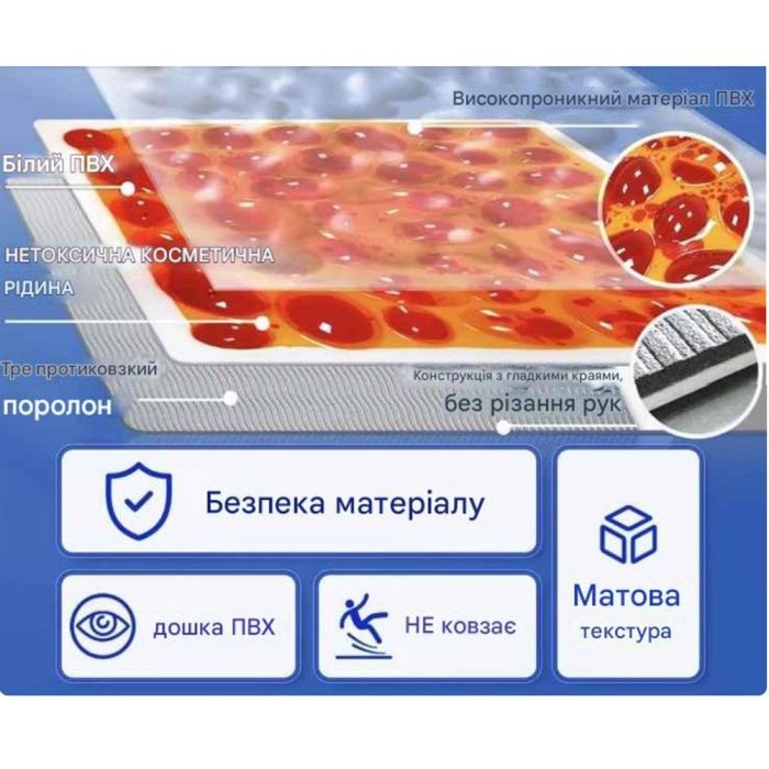 Рідкий килимок Монтессорі Масажний TIA-SPORT