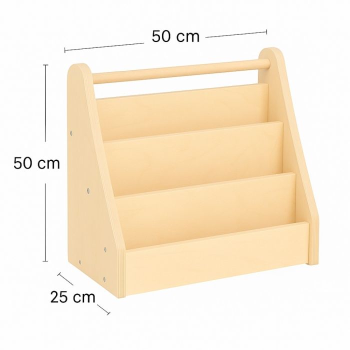 Портативна книжкова шафа Монтессорі 50-25-50 см TIA-SPORT