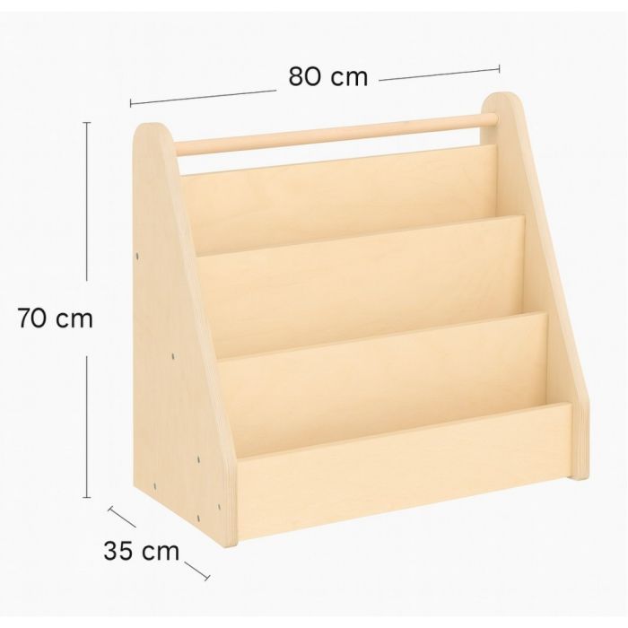 Портативна книжкова шафа Монтессорі 80-35-70 см TIA-SPORT