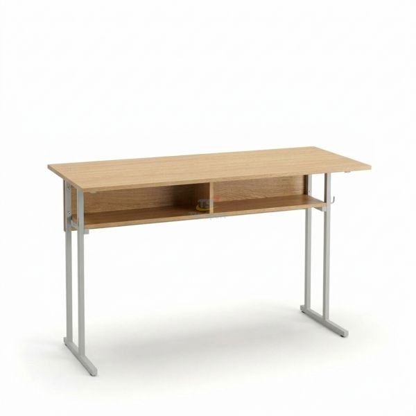 Стіл учнівський з полицею №6 двомісний TIA-SPORT