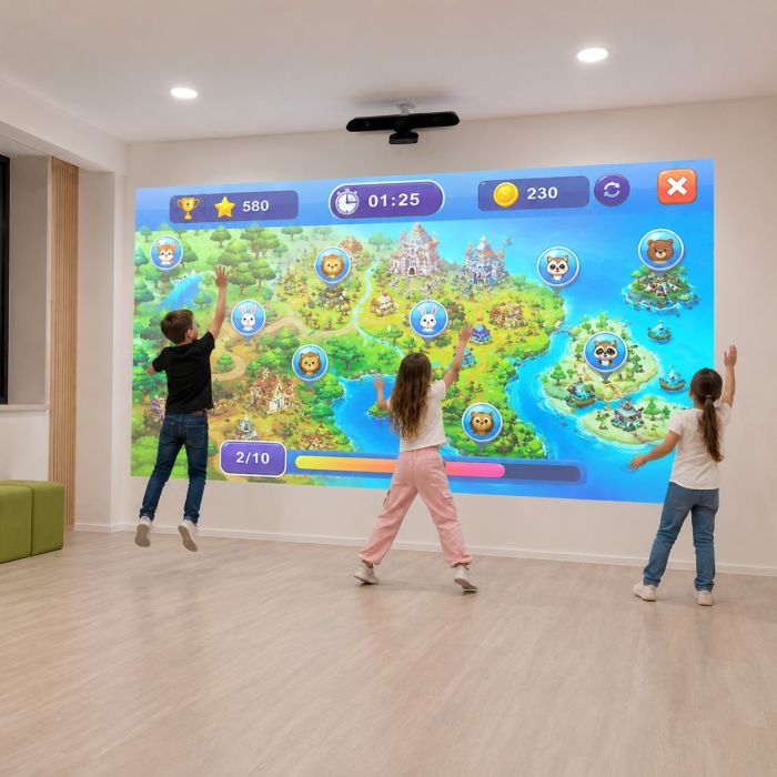 Інтерактивна стіна «Кидки» 2 в 1 (22 гри) TIA-SPORT